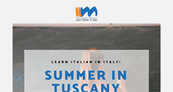 Desktop Screenshot of italianlanguagecoursesinitaly.com